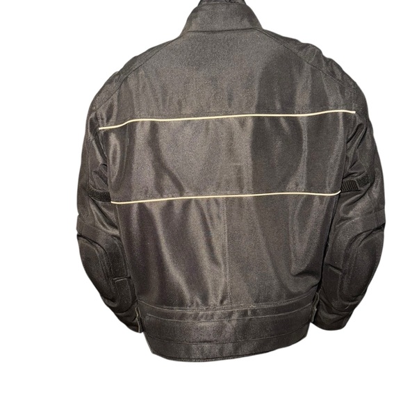 Raider women’s black motorcycle jacket w/ pads zip-out liner protective XL - Picture 3 of 7